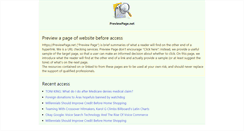 Desktop Screenshot of previewpage.net